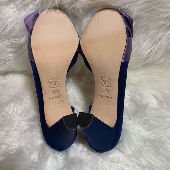 Anthro Miss Albright Satin Heels • size 8.5• NWOT - Picture 4 of 7